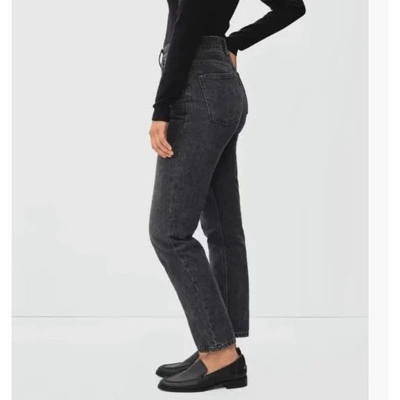Everlane The 90's Cheeky Jean 26 Ankle Gray Black - Picture 2 of 9
